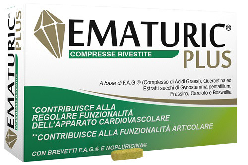 Ematuric Plus Integratore Per La Funzionalità Cardiovascolare E Articolare 30 Compresse