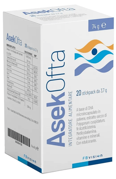 Asekofta 20 stickpack Integratore per il Benessere Occhi e Difese immunitarie — confronto prezzi