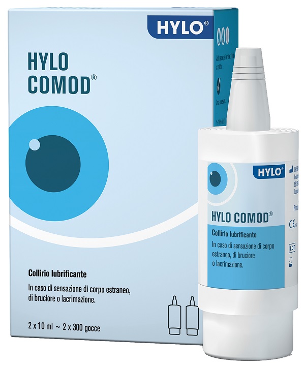 Hylo Comod Collirio Lubrificante Gocce Oculari 2 X 10ml
