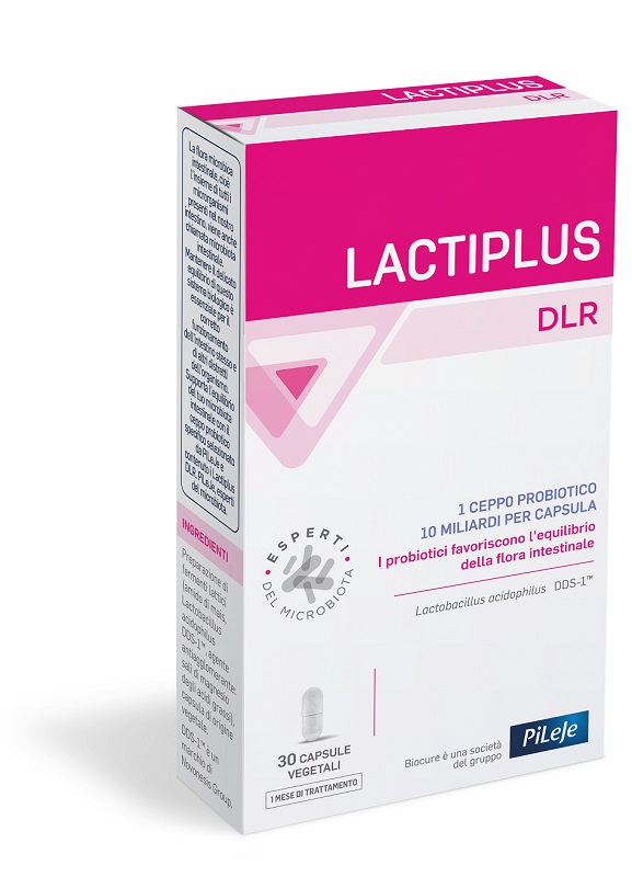Lactiplus Dlr Integratore Di Probiotici Per L'equilibrio Della Flora Intestinale 30 Capsule Vegetali