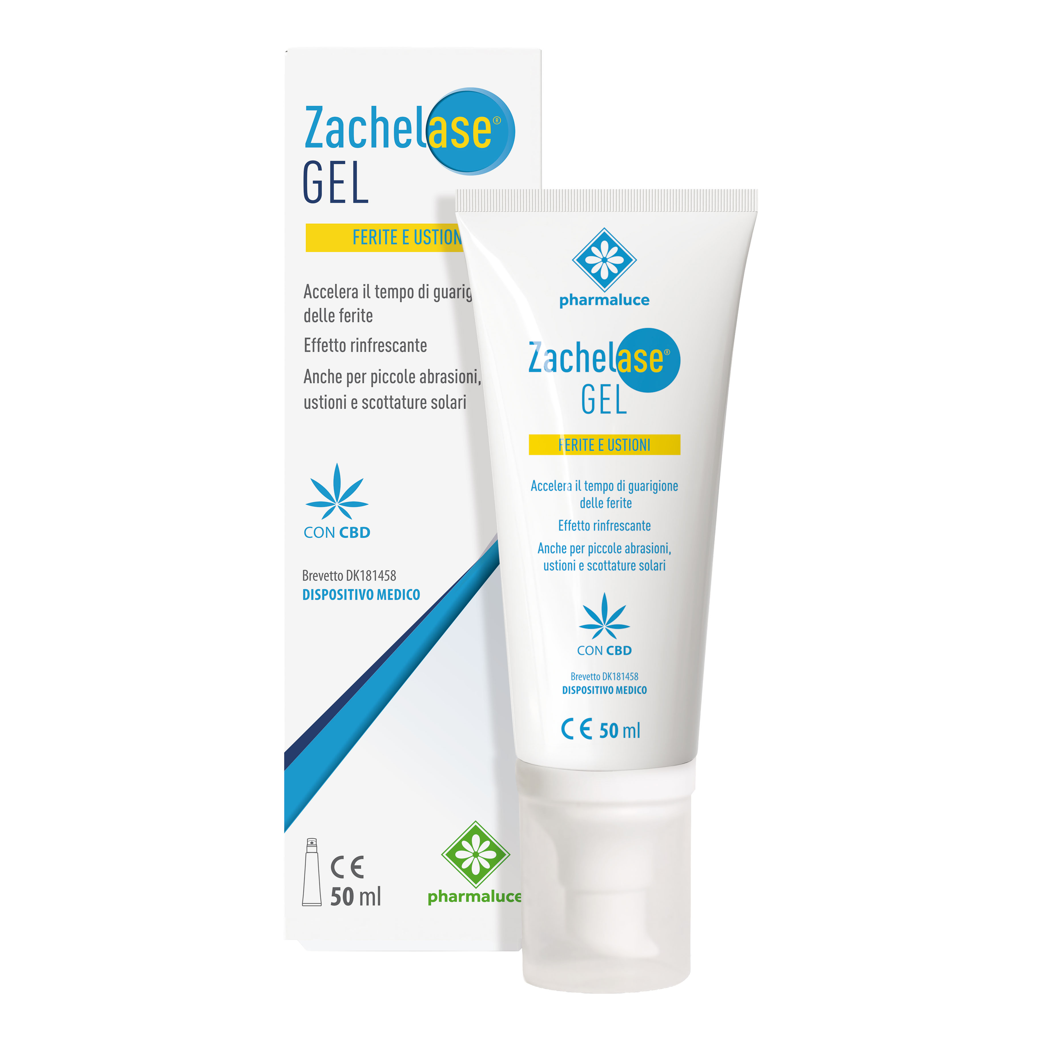 Zachelase gel ferite e ustioni con cbd 50 ml