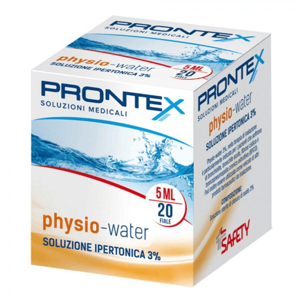 PronteX Physio-Water Soluzione Ipertonica 3% 20 fiale da 5 Ml — confronto prezzi