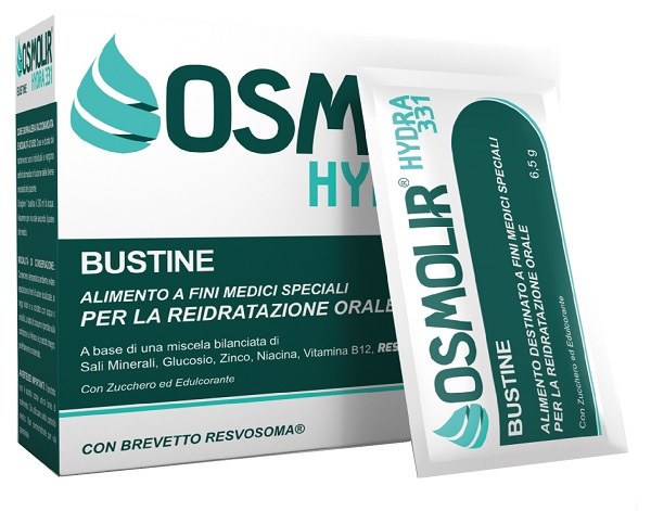 Osmolir Hydra 331 Alimento A Fini Medici Speciali Per La Reidratazione Orale 14 Bustine