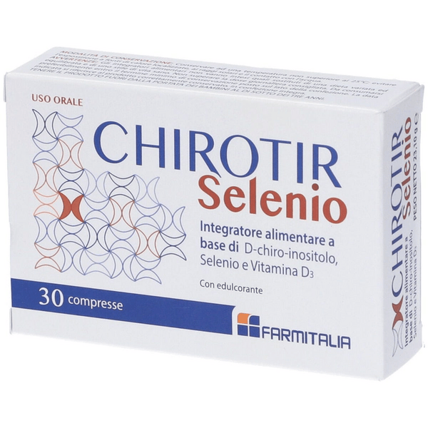 Chirotir Selenio Integratore 30 Compresse