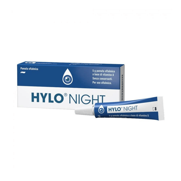 Hylo Night Pomata Oftalmica Protezione e Lubrificazione Oculare 5 G — confronto prezzi