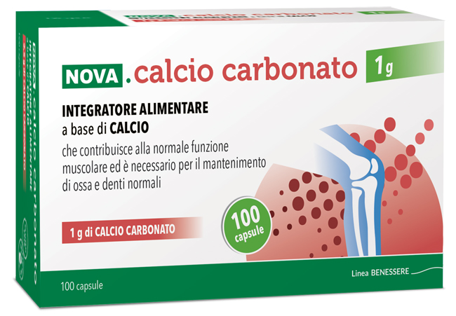 Nova Argentia Calcio Carbonato 100 Capsule