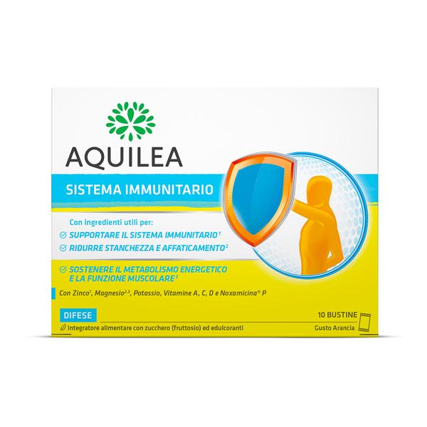 Aquilea Flu Plus Integratore Sistema Immunitario 10 Bustine