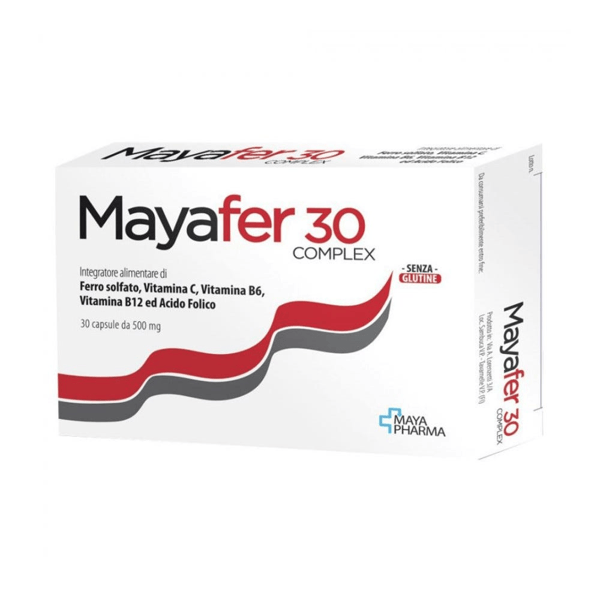 Mayafer 30 Complex Integratore di Ferro e Acido Folico 30 capsule — confronto prezzi