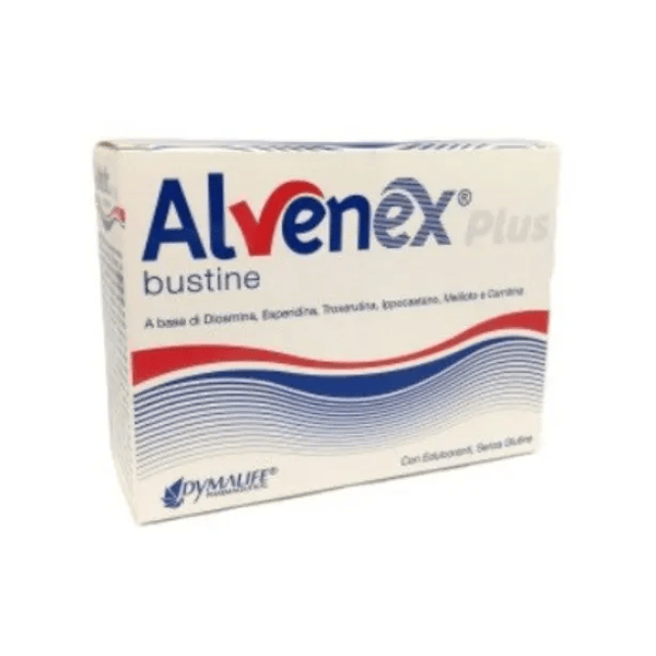 Alvenex Plus Integratore per Circolazione e Microcircolo Drenante 14 Bustine