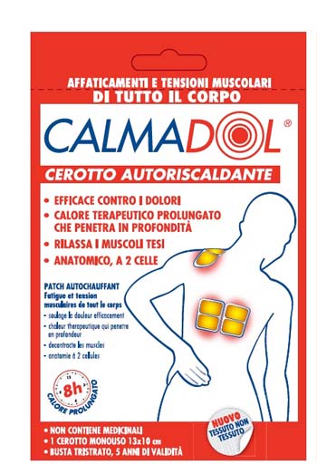 Calmadol Cerotto Riscaldante per Dolori Muscolari Bipack 2 pezzi