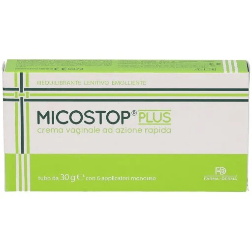 Micostop Plus Crema Vaginale Ad Azione Rapida 30 g + 6 Applicatori