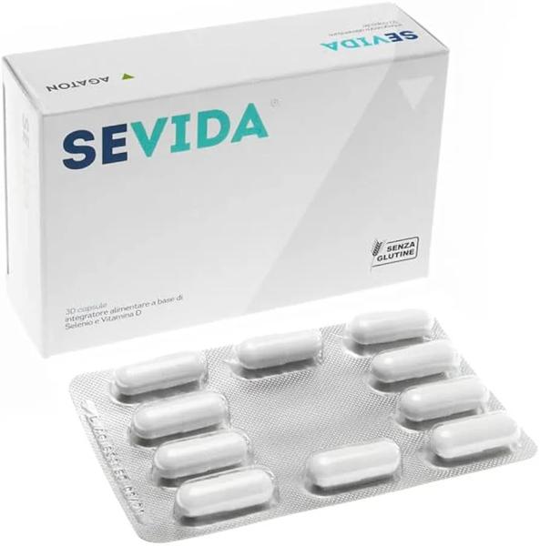 Agaton Sevida Integratore Alimentare a Base di Selenio e Vitamina D 30 Capsule