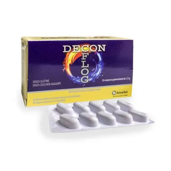 Deconflog 20 Compresse Integratore Microcircolo con Bromelina ed Escina