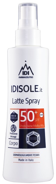 Idisole it latte solare corpo tatuaggi protezione spf50+ 200ml