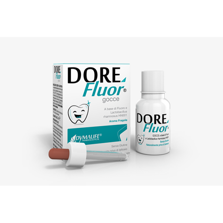 Dymalife Pharmaceutical Dorefluor Gocce per la Mineralizzazione dei Denti, 8ml