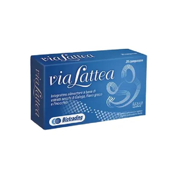 Biotrading Via Lattea Integratore Galattogogo 20 Compresse