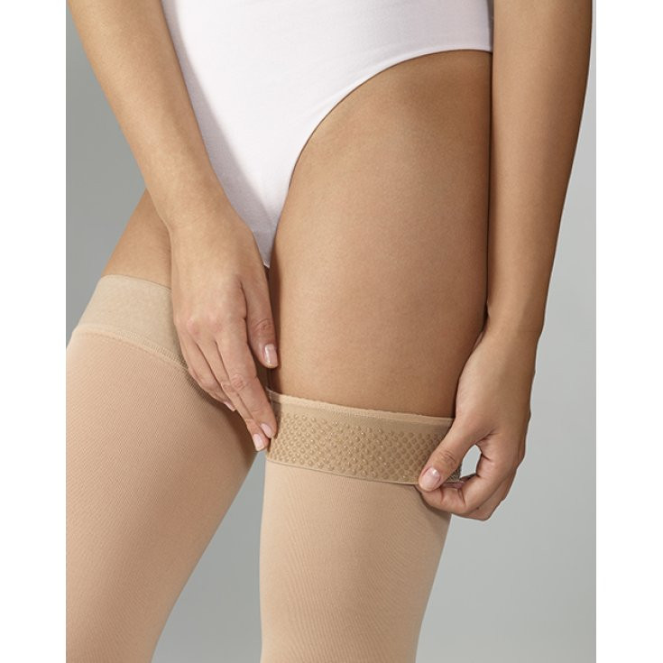 Varisan Top K1 Calza Autoreggente Punta Aperta Beige Taglia 3