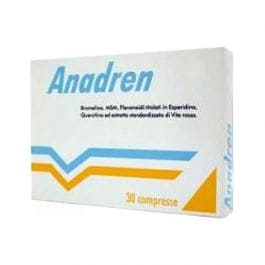 Anadren Farma Group Integratore Alimentare per Microcircolo e Drenaggio 30 Compresse - Farma Group