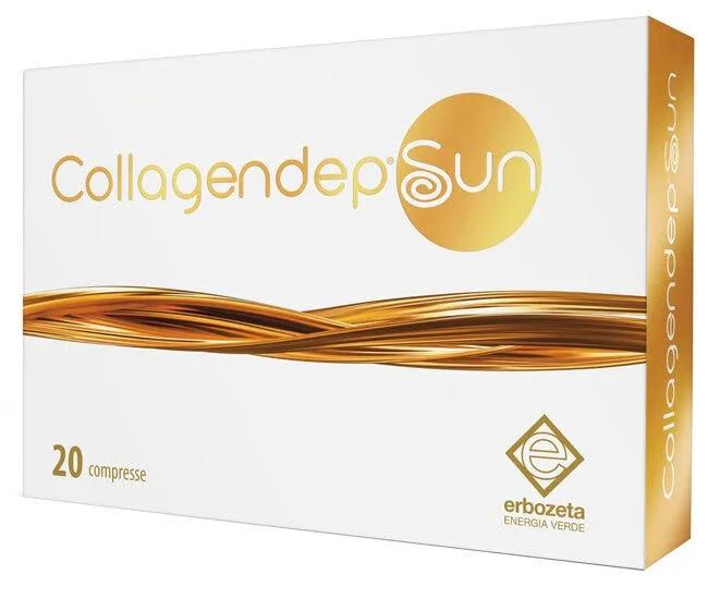 Erbozeta Collagendep Sun Integratore Alimentare Pelle Sole 20 Compresse