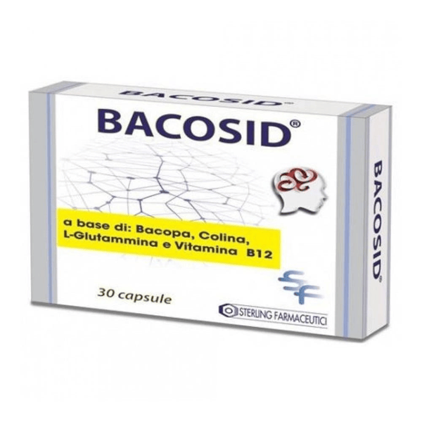 Bacosid Integratore Supporto Cognitivo e Memoria 30 capsule