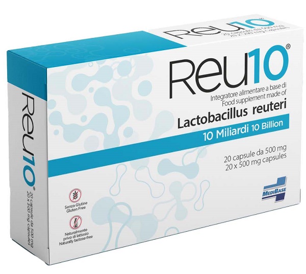 Reu10 Integratore Per L'equilibrio Della Flora Batterica Intestinale 20 Capsule — confronto prezzi