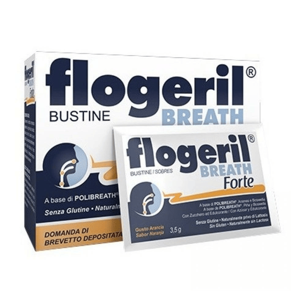 Flogeril Breath Forte Integratore Benessere Naso E Gola 18 Bustine