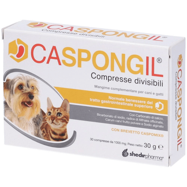 Caspongil Integratore Supporto Gastrointestinale 30 compresse divisibili — confronto prezzi