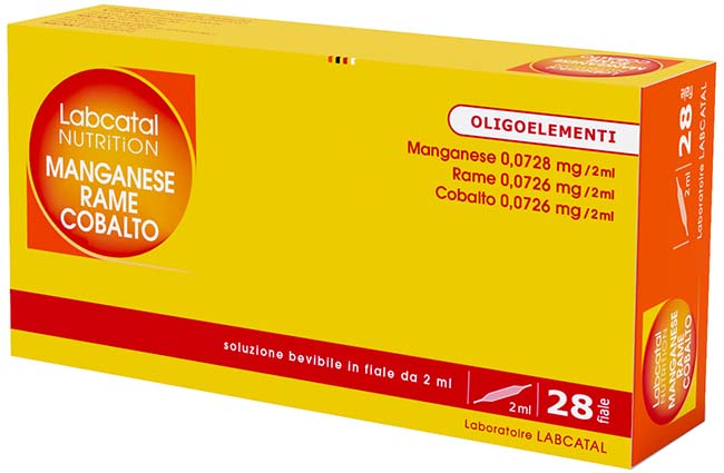 Labcatal Nutrition Manganese Rame E Cobalto 28 Fiale Bevibili 2ml