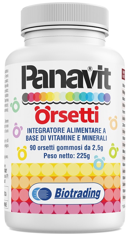 Panavit Orsetti Gommosi 90 Pezzi Integratore Multivitaminico per Bambini