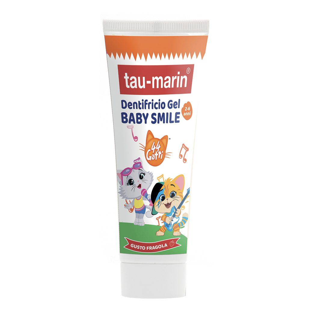 Tau marin dentifricio baby smile fragola special edition 44 gatti 50 ml