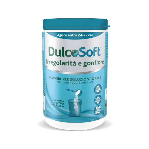 DulcoSoft Macrogol Lassativo 200 g per Stitichezza Irregolarità e Gonfiore