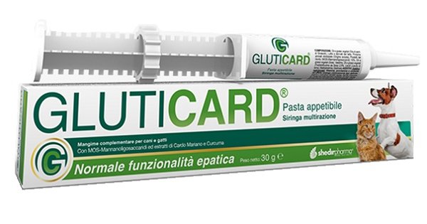 Gluticard Mangime Complementare Per I Disturbi Epatici Di Cani E Gatti Pasta Appetibile 30 Grammi