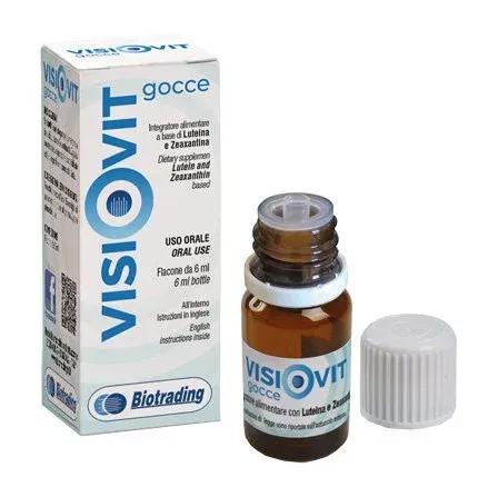 Biotrading Visiovit Gocce Integratore per la Vista Flacone da 6 ml