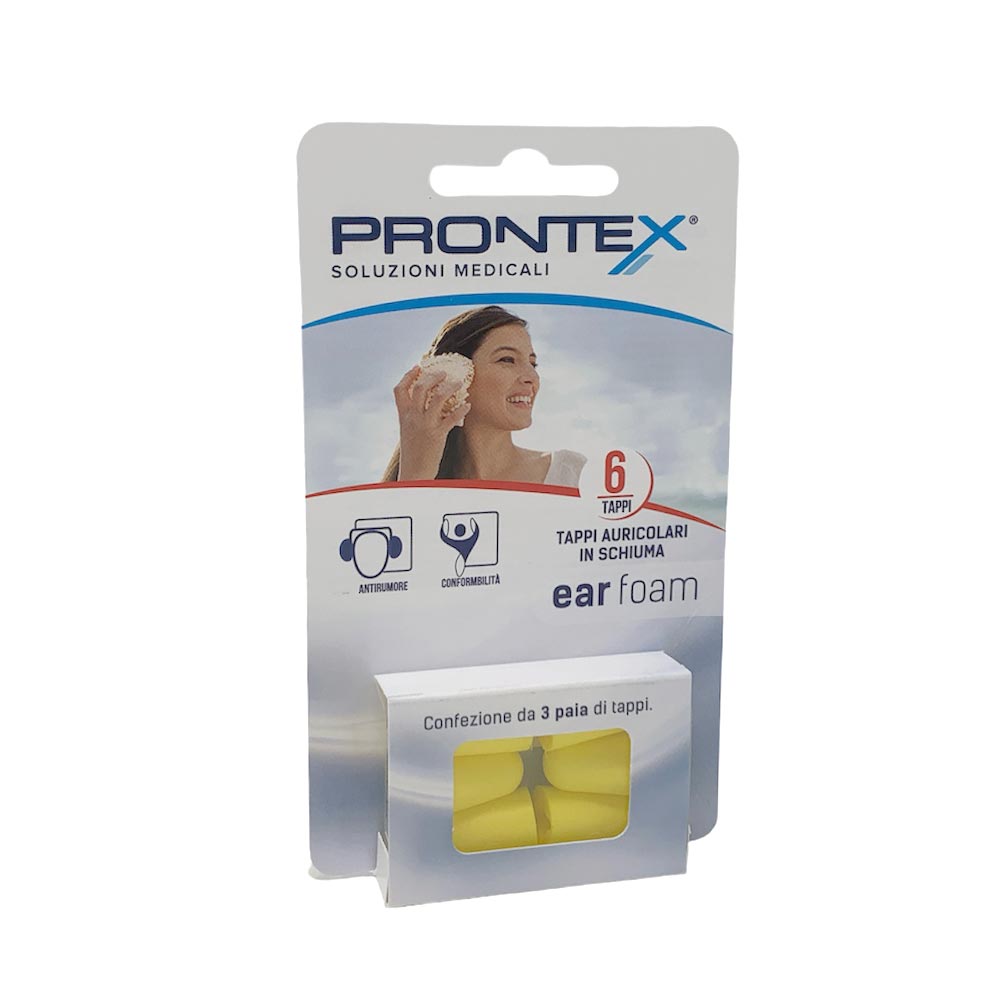 Prontex Ear Foam Tappi Auricolari in Schiuma, 3 paia — confronto prezzi