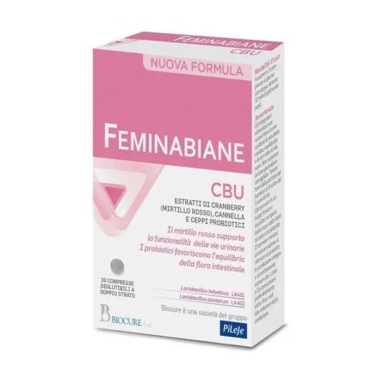 Biocure Feminabiane Cbu Integratore per Vie Urinarie 30 Compresse