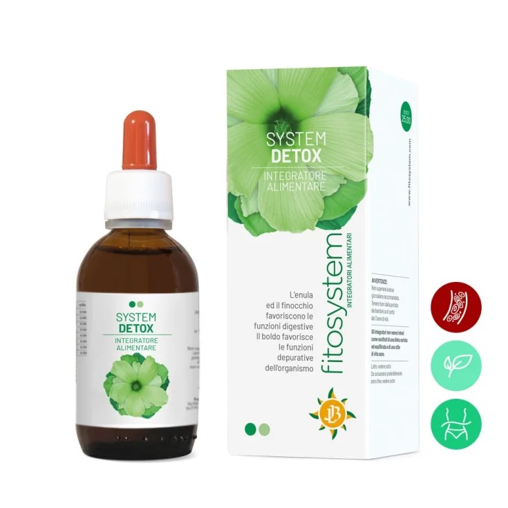 System Detox Integratore Per Le Funzioni Digestive E Depurative Gocce Orali 50ml
