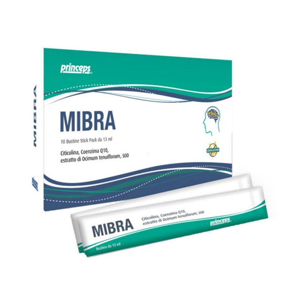 Mibra Integratore per la Funzione Celebrale 10 Stick Pack 13ml