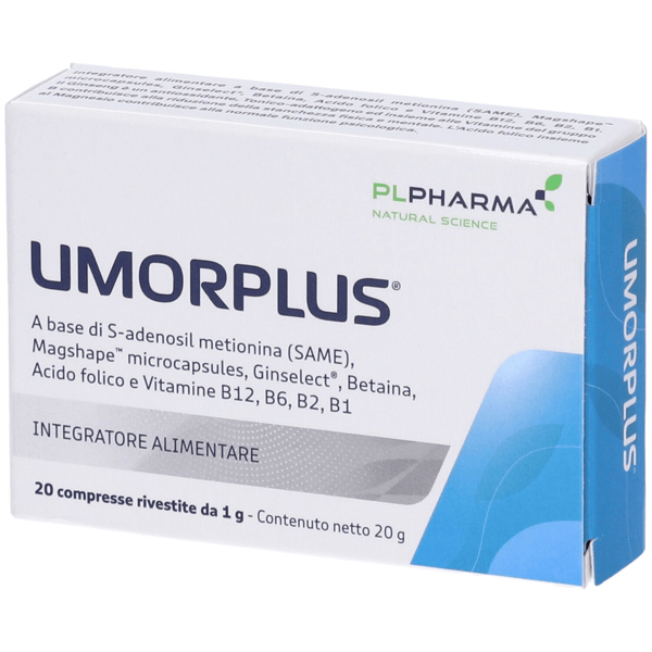 Umorplus 20 Compresse Integratore Energia, Umore e Riduzione Stanchezza