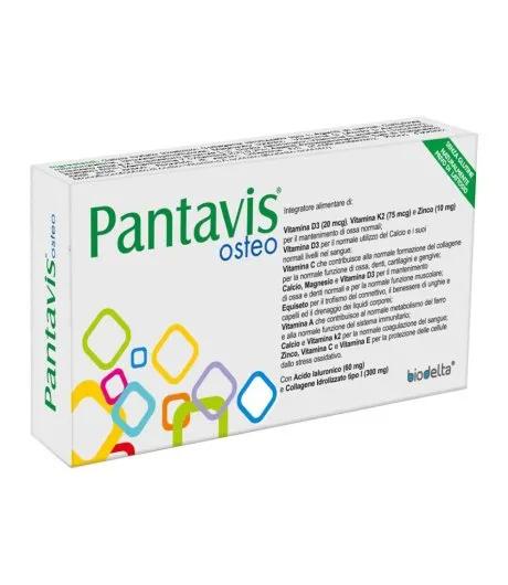 Biodelta Pantavis Osteo Integratore per il Benessere delle Ossa 30 Compresse