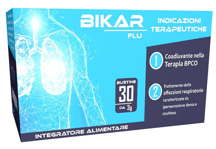 Bikar Flu Integratore Per Le Vie Respiratorie 30 Bustine — confronto prezzi