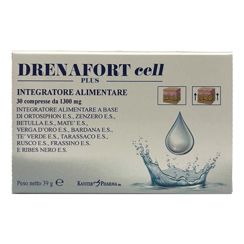 Drenafort Cell Plus Integratore Per Il Drenaggio Dei Liquidi Corporei 30 Compresse — confronto prezzi