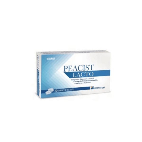 Peacist 600 Lacto Integratore per il Benessere delle Vie Urinarie 20 Compresse — confronto prezzi