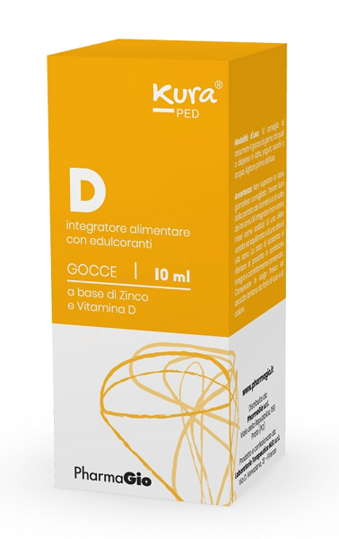 Kura Ped D Integratore Per Ossa e Sistema Immunitario Gocce Orali 10 ml