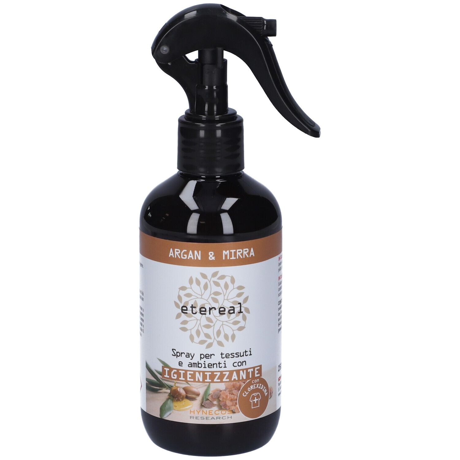 Etereal Argan Mirra Spray Tessuti Ambienti Profumato con Igienizzante 250 ml
