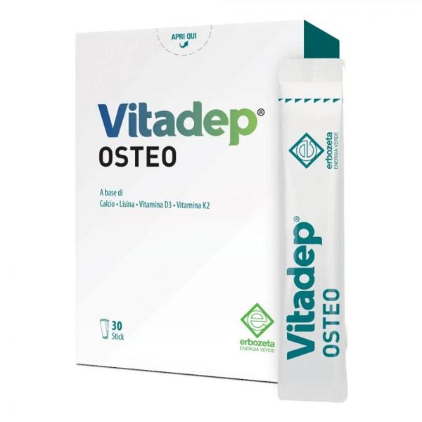 Erbozeta Vitadep Osteo Integratore per Ossa 30 Stick