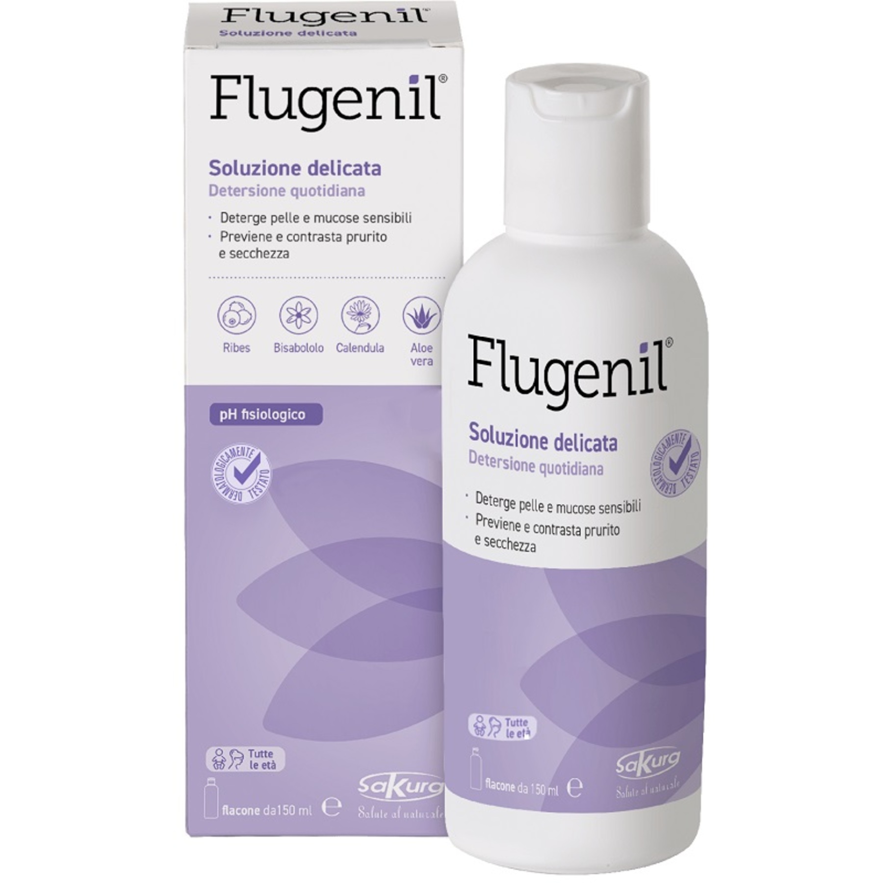 Flugenil Soluzione Delicata Detersione Quotidiana Per L'igiene Intima 150ml