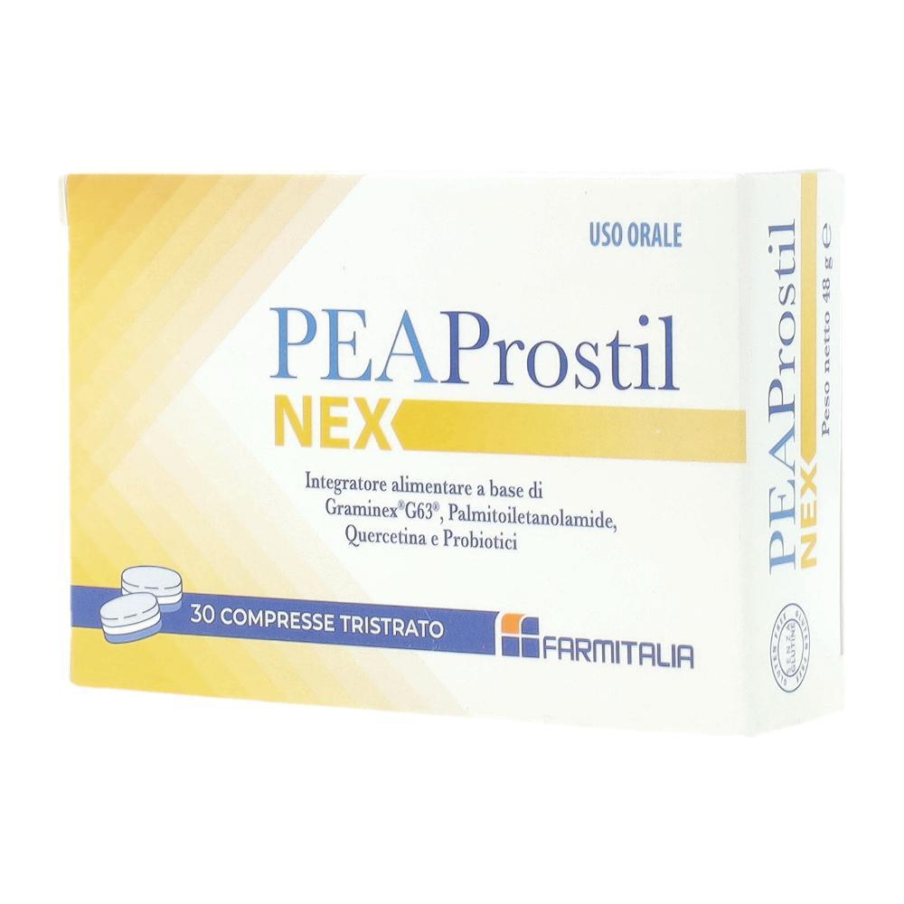 Peaprostil Nex Integratore per la Prostata e Funzione Urinaria 30 Compresse Tristrato