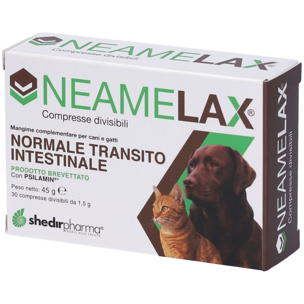 Naemelax Integratore per il Transito Intestinale Cani e Gatti 30 Compresse