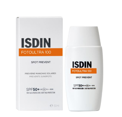 Isdin Fotoultra 100 Spot Prevent Color SPF50+ Solare Viso 50 Ml
