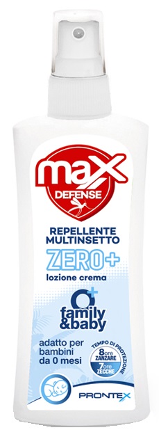 Prontex Max Defense Zero+ Repellente Multinsetto Lozione Crema, 75ml